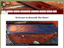 Tablet Screenshot of beneaththestars.net
